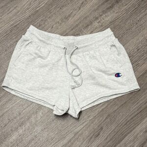 Champion Reverse Weave Sweat Shorts Gray ML906 Womens XL Vtg Athletic High Rise